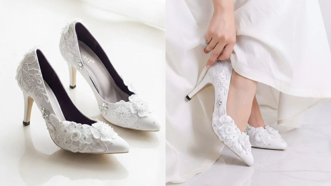 9 Sepatu Pengantin Wanita yang Cantik dan Cocok Buat Berbagai Konsep Wedding 10