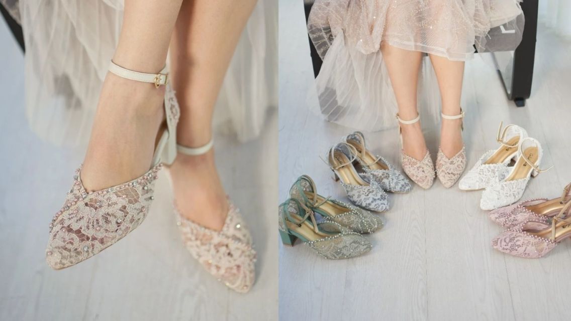 9 Sepatu Pengantin Wanita yang Cantik dan Cocok Buat Berbagai Konsep Wedding 11