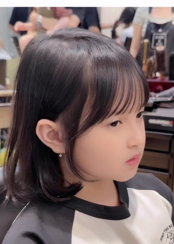 7 Model Rambut Anak Perempuan Ala Korea yang Manis dan Mudah Dirawat 8 short bob with see through bangs