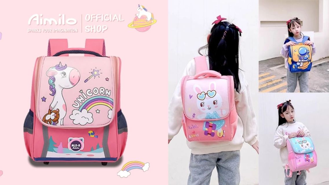 9 Rekomendasi Tas Anak TK Perempuan yang Lucu, Ringan, dan Bikin Si Kecil Semangat Sekolah 10