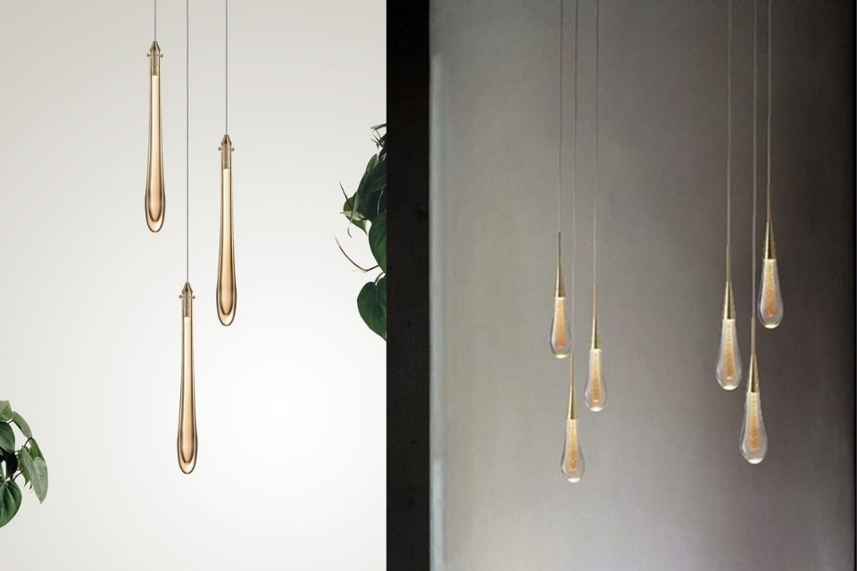 11 Model Lampu Ruang Tamu Minimalis Terbaru yang Bikin Ruangan Makin Estetik 15 teardrop pendant light untuk ruang tamu minimalis