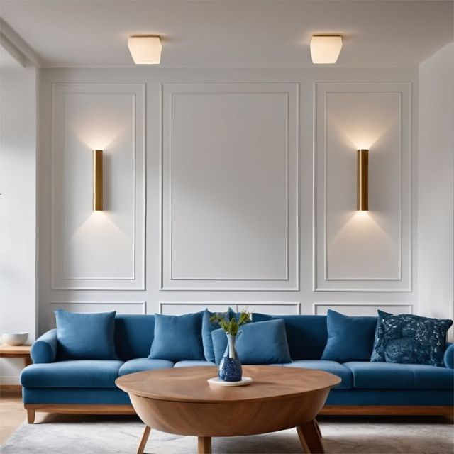 7 Hiasan Dinding Ruang Tamu Mewah untuk Interior Estetik 12 wall moulding