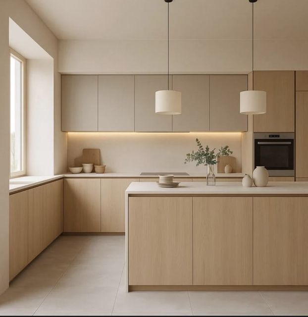 10 Warna Cat Dapur yang Bagus dan Memberi Kesan Nyaman 11 warm white kitchen
