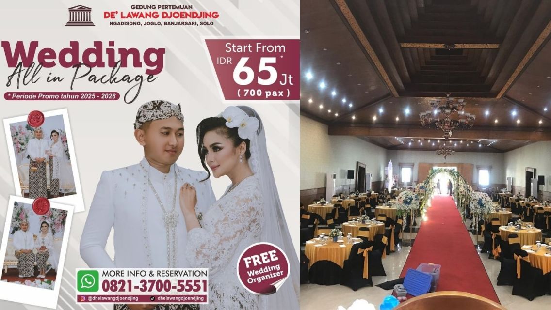 7 Wedding Venue di Solo untuk Hari Bahagiamu, Mulai dari Budget-Friendly Sampai Mewah! 13