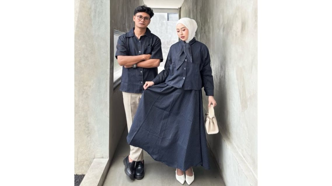 15 Ide Outfit Kondangan Couple Stylish, Serasi & Elegan 23 Outfit couple kondangan (7)