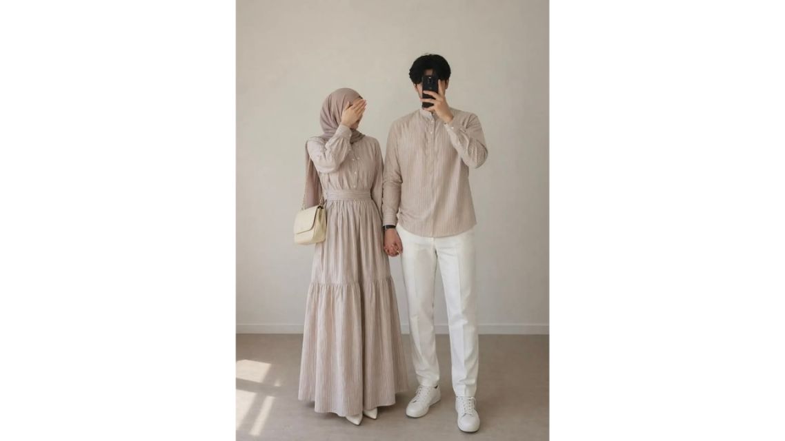 15 Ide Outfit Kondangan Couple Stylish, Serasi & Elegan 25 Outfit kondangan couple (9)