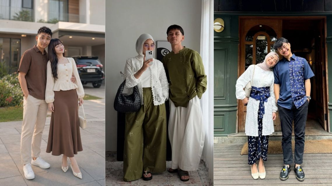 15 Ide Outfit Kondangan Couple Stylish, Serasi & Elegan 32 Outfit kondangan couple yang kompak