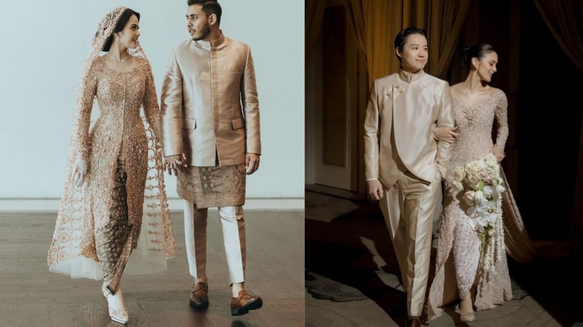 13 Baju Resepsi Pernikahan Modern yang Elegan dan Timeless 15 Baju Resepsi pernikahan modern (1)