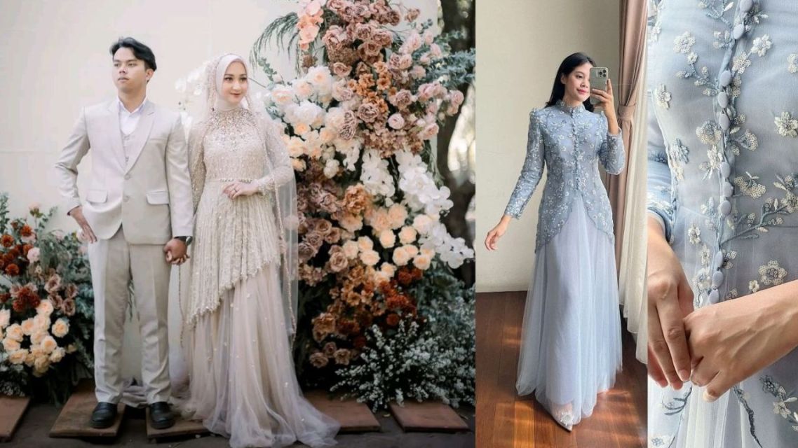 13 Baju Resepsi Pernikahan Modern yang Elegan dan Timeless 23 Baju Resepsi Pernikahan Modern (9)