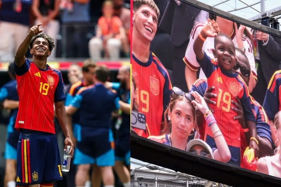 Deretan Fakta Gemas Keyne, Adik Lamine Yamal yang Curi Perhatian di Piala Dunia 2026 13 hipwee-Ekspresi Keyne di Layar Stadion Sukses Bikin Yamal Ketawa