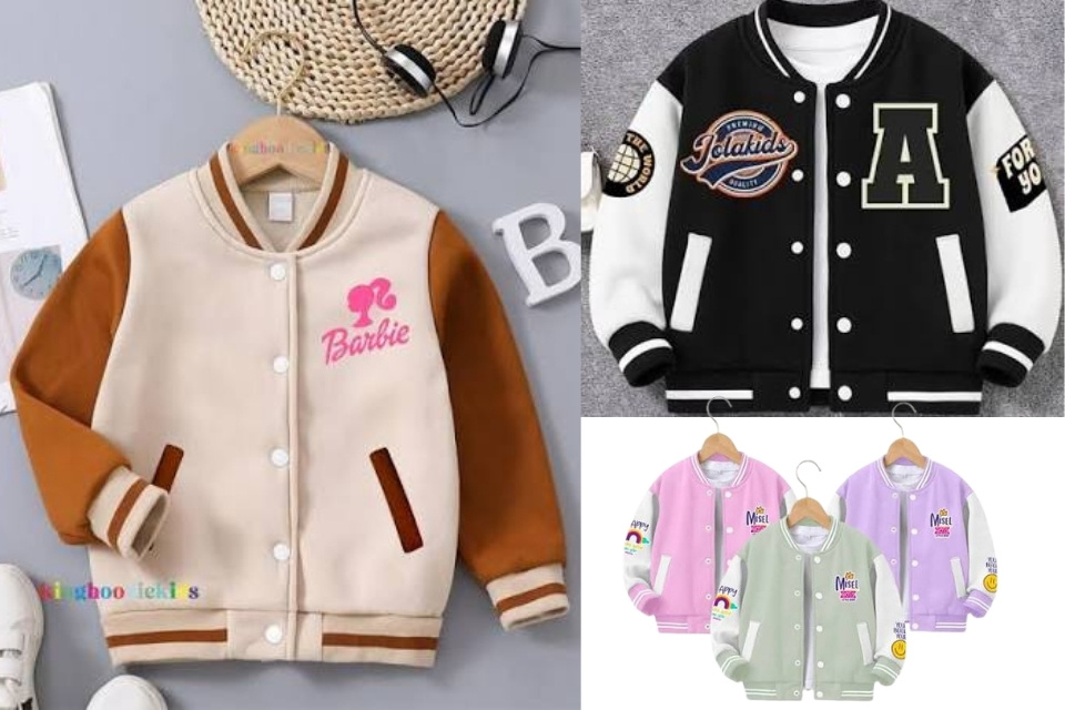 7 Jaket Anak Perempuan yang Keren, Murah, dan Lucu Buat Si Kecil Makin Stylish 14 hipwee-Jaket Varsity Baseball Anak Perempuan