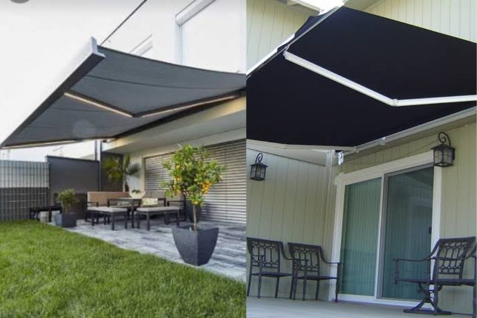 Inspirasi Model Kanopi Teras Depan Rumah yang Awet dan Bikin Fasad Makin Cantik 14 hipwee-Kanopi Awning Gulung