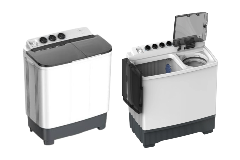 10 Merk Mesin Cuci 2 Tabung Terbaik yang Awet dan Bagus, Ada yang Low Watt Lho! 14 hipwee-Midea MT100W80