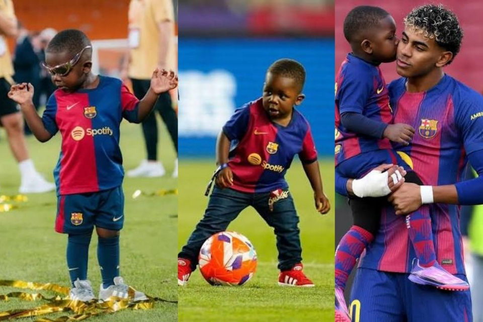 Deretan Fakta Gemas Keyne, Adik Lamine Yamal yang Curi Perhatian di Piala Dunia 2026 15 hipwee-Mulai Jadi Maskot Cilik dan Bagian dari Kultur Penggemar Barcelona