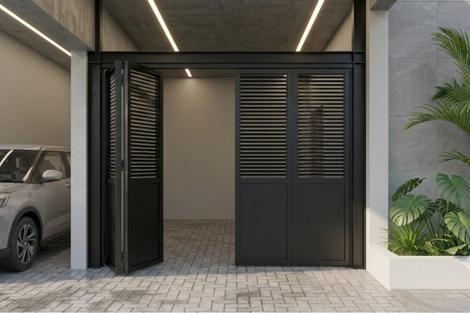 hipwee-Pintu Lipat Berlubang atau Louver