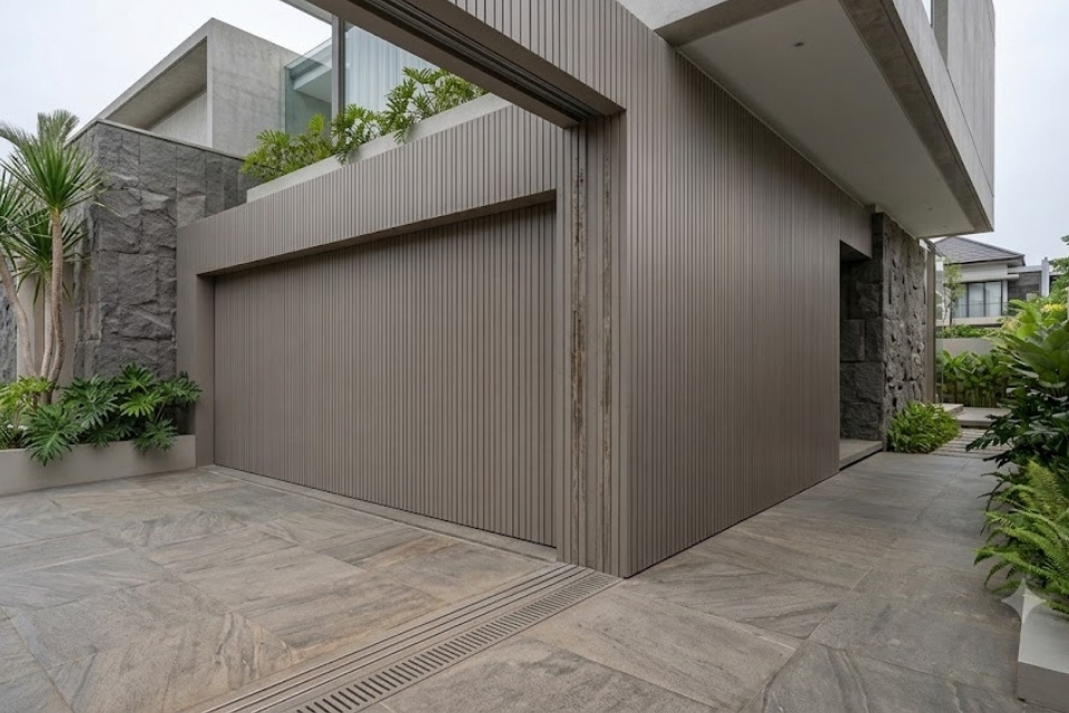 hipwee-Pintu Sliding yang Menyatu dengan Fasad