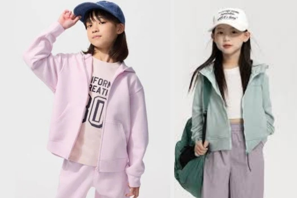 7 Jaket Anak Perempuan yang Keren, Murah, dan Lucu Buat Si Kecil Makin Stylish 9 hipwee-Zip Hoodie Fleece Polos Warna Pastel