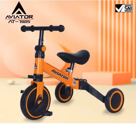 Rekomendasi Sepeda Anak Roda 3 Murah dan Bagus 9 aviator at-7905 tricycle