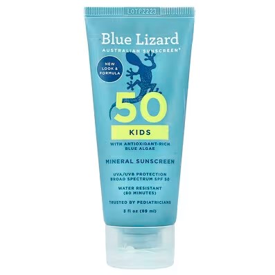 11 Sunscreen untuk Anak SD yang Aman Digunakan 18 blue lizard kids mineral sunscreen spf 50+