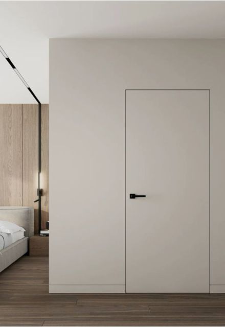 7 Model Pintu Kamar Minimalis Elegan untuk Hunian Modern 14 flush door