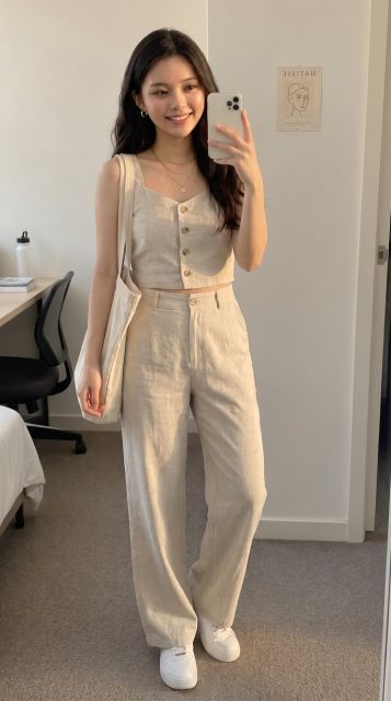 7 Outfit Cewek Pendek Stylish & Bikin Terlihat Lebih Jenjang 11 matching co ord set