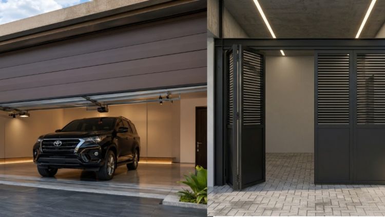 Inspirasi Model Pintu Garasi Terbaru yang Bagus, Awet dan Mudah Dirawat
