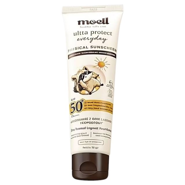 11 Sunscreen untuk Anak SD yang Aman Digunakan 21 moell physical sunscreen spf 50+ pa++++ 30 ml