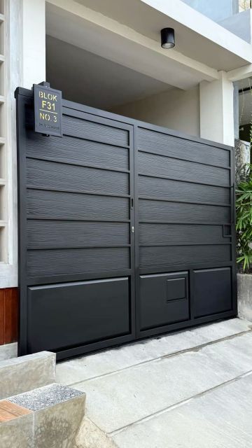 Inspirasi Model Pagar Rumah Terbaru yang Minimalis & Modern 16 pagar grc