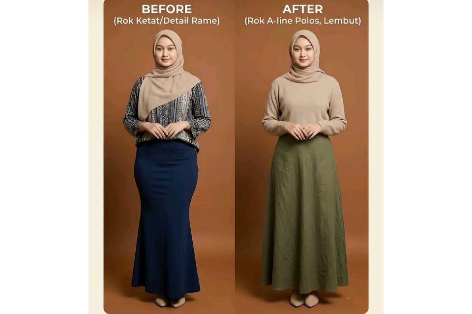 Sulitnya Styling Outfit Hijab Pear Body Shape! Ada Solusinya, Lho 10 hipwee-styling outfit hijab pear body shape