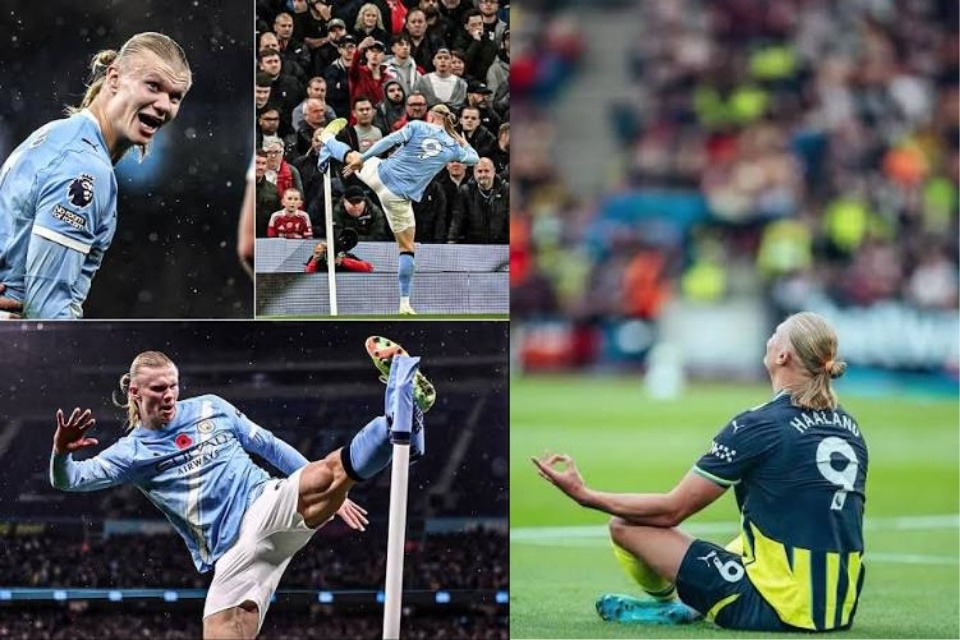7 Fakta Erling Haaland, Bintang Norwegia yang Bersinar di Piala Dunia 2026 12 hipwee-selebrasi haaland