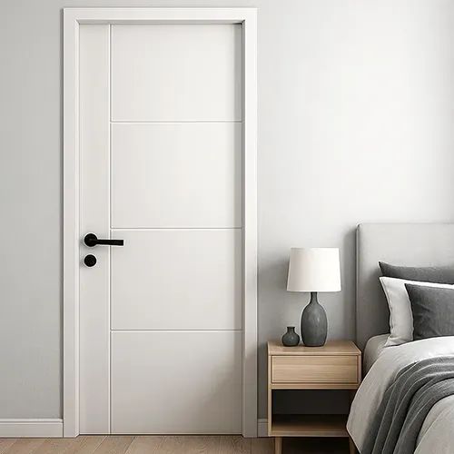 7 Model Pintu Kamar Minimalis Elegan untuk Hunian Modern 11 white door