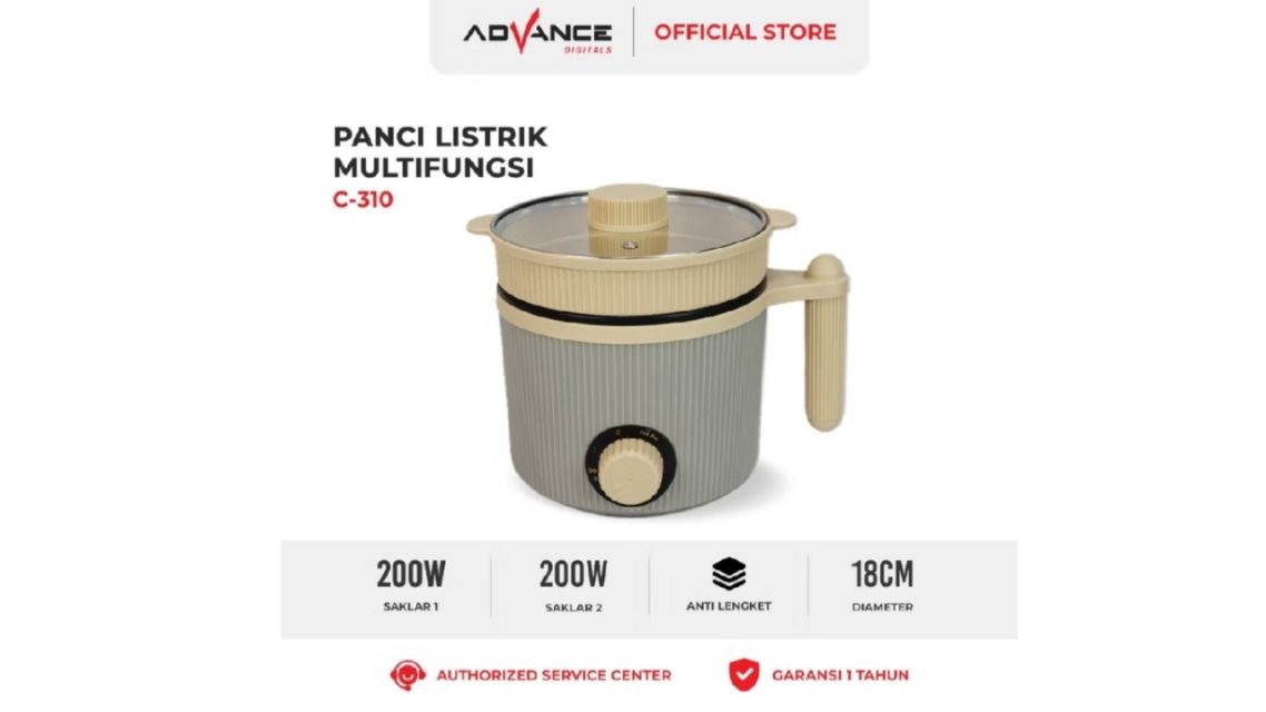 12 Panci Listrik Serbaguna Low Watt Terbaik, Hemat, Multifungsi & Cocok untuk Anak Kos 16 Panci listrik serbaguna low watt (3)