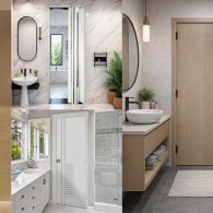 12 Model Pintu Kamar Mandi Modern yang Bikin Rumah Makin Estetik