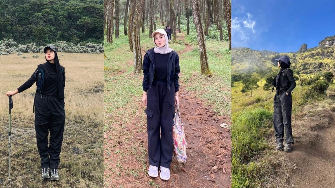 14 OOTD Camping Wanita Kekinian yang Stylish, Nyaman, dan Instagramable 22 OOTD camping wanita (7)