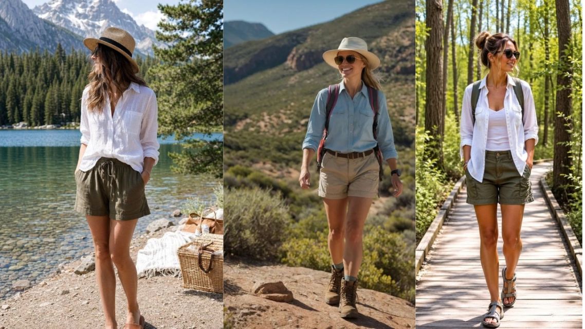 14 OOTD Camping Wanita Kekinian yang Stylish, Nyaman, dan Instagramable 26 OOTD camping wanita (11)