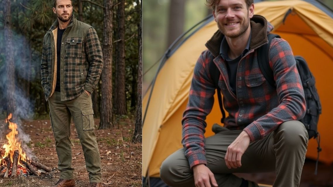 12 OOTD Camping Pria yang Keren, Nyaman, dan Siap Menjelajah Alam 14 OOTD camping pria (1)