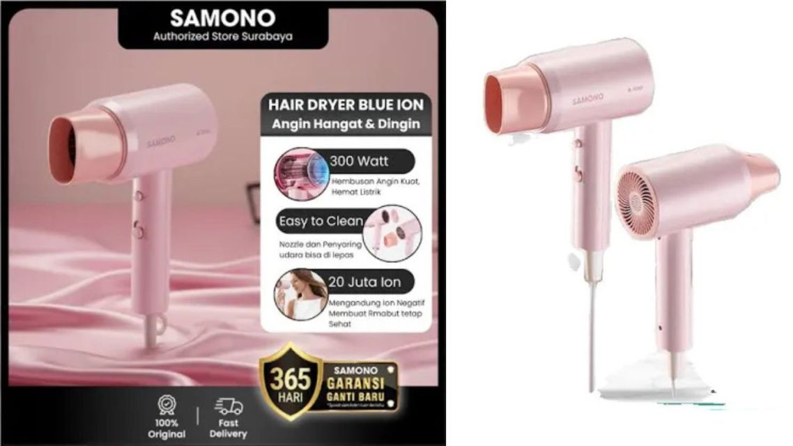 Rekomendasi Hair Dryer Low Watt yang Cepat Kering & Hemat Listrik! 15 Hair Dryer Low Watt (3)