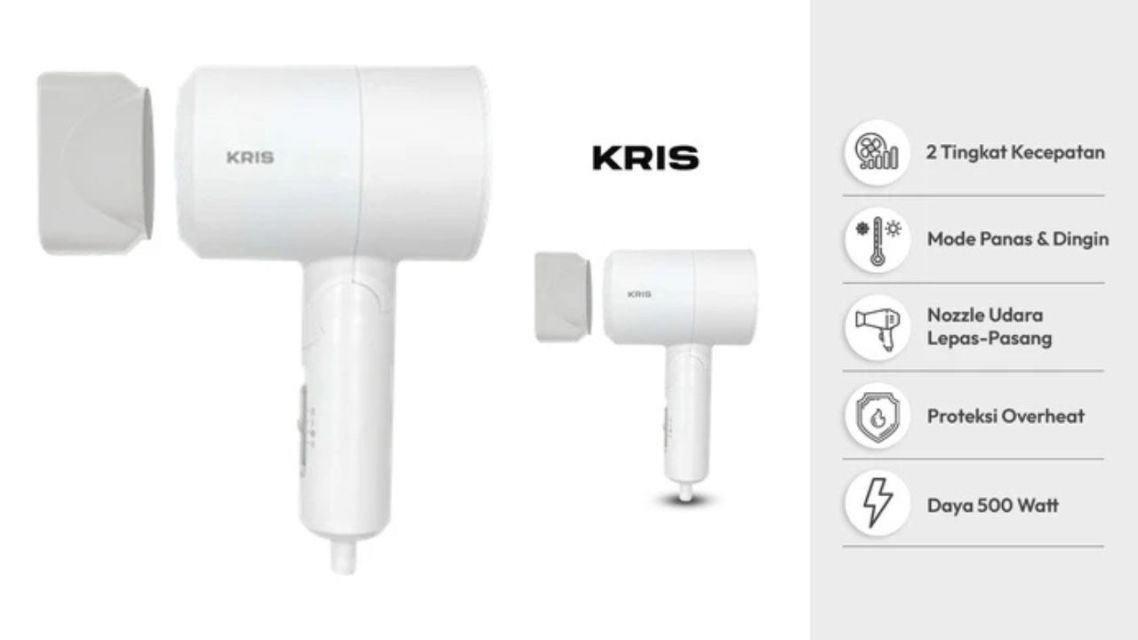 Rekomendasi Hair Dryer Low Watt yang Cepat Kering & Hemat Listrik! 21 Hair Dryer Low Watt (9)