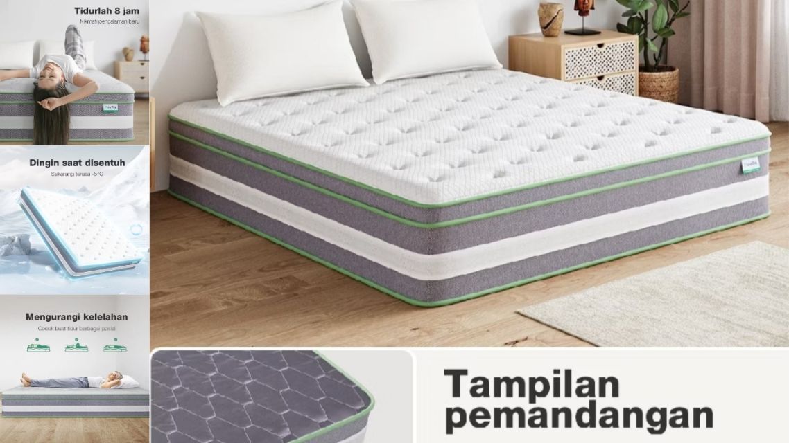 11 Rekomendasi Kasur Terbaik Paling Nyaman untuk Tidur Berkualitas 24 Rekomendasi kasur terbaik (10)