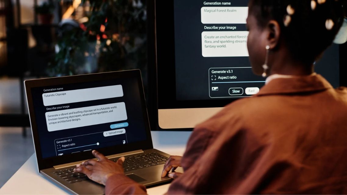 10 Best AI Image Generator Platforms in 2026: Features, Pricing & Comparison 14 AI image generator platform displayed on a laptop and desktop screen