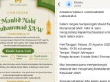 7 Undangan Maulid Nabi Muhammad SAW yang Sopan