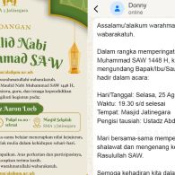 7 Undangan Maulid Nabi Muhammad SAW yang Sopan