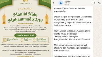 7 Undangan Maulid Nabi Muhammad SAW yang Sopan