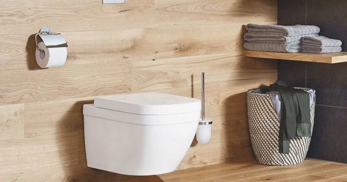 Inspirasi Model Kloset Kamar Mandi Minimalis yang Estetik dan Nyaman 9 hipwee-Kloset Gantung (Wall-Hung)