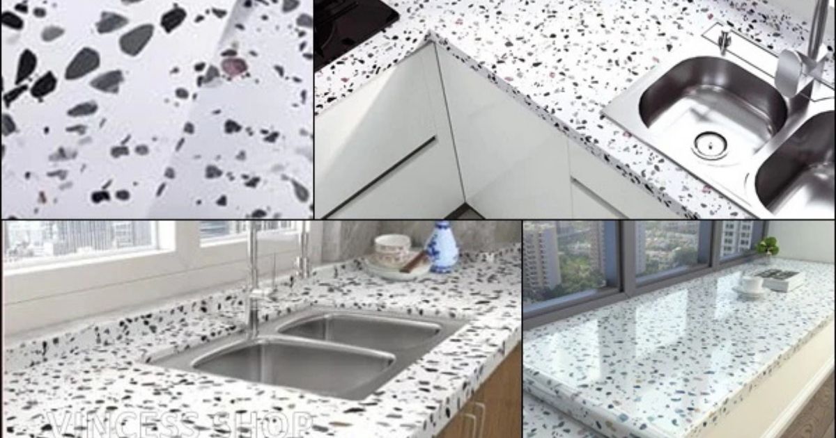 7 Stiker Dapur Tahan Panas untuk Dinding dan Meja yang Mudah Dibersihkan 14 hipwee-Motif Teraso (Terrazzo) Aesthetic