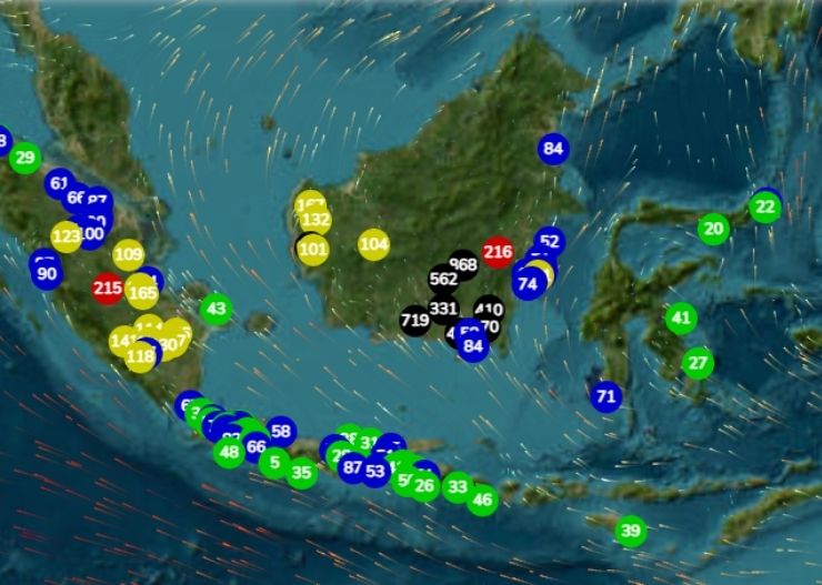 ISPU Kalimantan Masuk Kategori Berbahaya, Lewati Indeks 300! 4 ispu kalimantan hari ini
