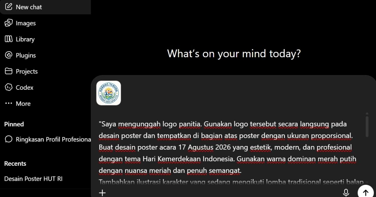 Cara Membuat Poster 17 Agustus Pakai AI Gratis dan Prompt Lengkap 7 hipwee-prompt AI poster 17 Agustus