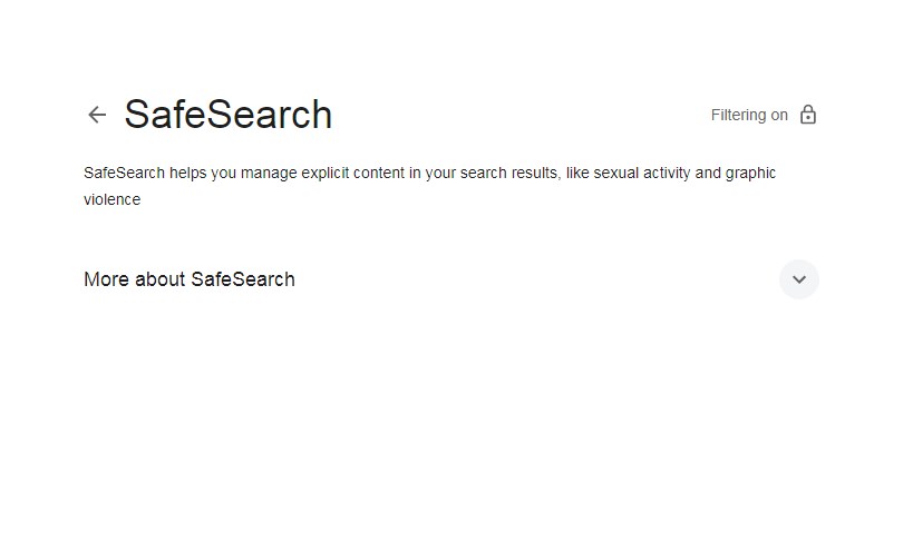 Cara Menonaktifkan SafeSearch di Google, HP, dan Laptop 12 safesearch terkunci