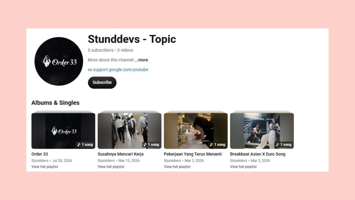 Stunddevs: Musisi Independen yang Aktif Berkarya di Platform Digital 5