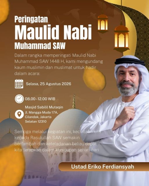 7 Undangan Maulid Nabi Muhammad SAW yang Sopan 9 template undangan acara maulid di masjid